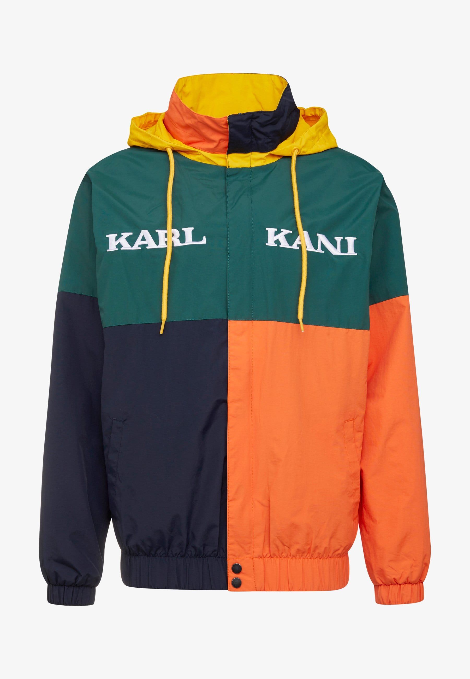 Cortavientos KARL KANI (Green / orange / yellow) - 4 Elements Shop